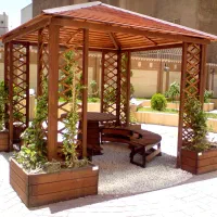 سازنده انواع آلاچیق تمام چوب در طرح هاوابعاد مختلف