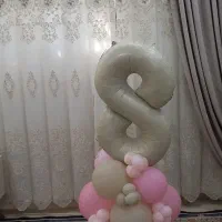 بادکنک آماده برای تولد ۸ سالگی ،تم تولد آنا السا