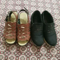 کفش صندل سایز ۳۷ هردو باهم ۵۰۰