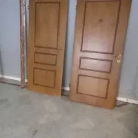 درب  پذیرای روچرم درب اتاق تمام چوب  با کم چوبی