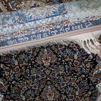 یک جفت فرش۶متری و۱عدد کناره۳متری سورمه ای جهیزیه|فرش|تهران, فلاح|دیوار