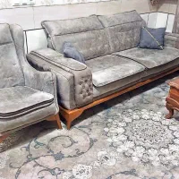 مبلمان ۸ نفره تخت خواب شو|مبلمان خانگی و میز عسلی|لنجان, |دیوار