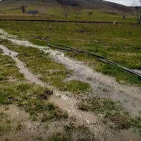 زمین جای باغ هم زمین محدوده برای ساخت حیاط