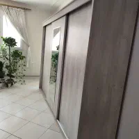 کمد ریلی سفارشی ۲۷۰ سانت، آینه‌دار و بسیار جادار