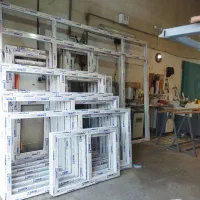 درب پنجره دوجداره UPVC