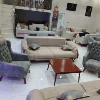 کد۲۱مبلمان دیبا مدل شرکتی مبل تدی ال جلو مبلی ۵۴|مبلمان خانگی و میز عسلی|همدان, |دیوار