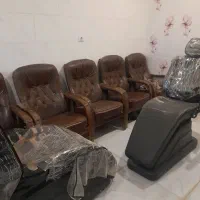دوصندلی اصلاح ووسایل سالن بفروش میرسد