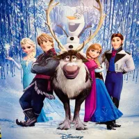 پرده اتاق کودک و نوجوان شید رول السا و آنا frozen
