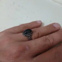 انگشتر نقره قدیمی ۹۲۵ و ساعت