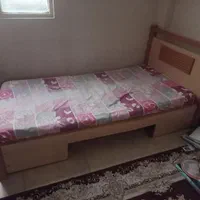 تخت تک نفره همراه با تشک|تشک تختخواب|تهران, خزانه|دیوار