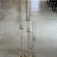 تولید و فروش شمعدان های کریستالی چندشاخه