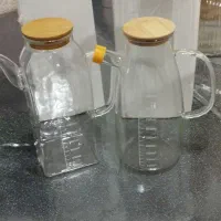 روغن ریز  و کتری قوری پیرکس