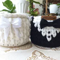 ست عروس داماد تریکویی