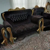 فروش مبلمان سلطنتی ۷نفره ویک تابلو فرش|مبلمان خانگی و میز عسلی|پرند, فاز ۶|دیوار