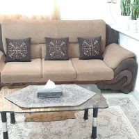 مبل هفت نفره به همراه میز جلو مبلی|مبلمان خانگی و میز عسلی|لنگرود, |دیوار