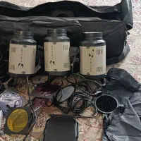 ست کامل نور عکاسی آتلیه‌ای N-200 با تمام متعلقات
