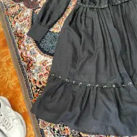 مانتو مشکی مجلسی سایز۴۲تا۴۴|لباس|ارومیه, |دیوار