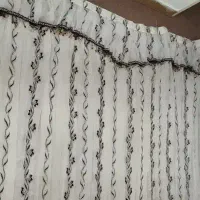 پرده حریر با آستر