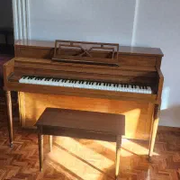 فروش پیانو کلاسیک امریکایی قدیمی سه پداله|پیانو، کیبورد، آکاردئون|تهران, نیاوران|دیوار