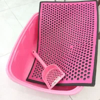مد و ظرف خاک گربه و بیلچه