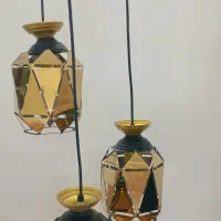 لوستر آشپزخونه طلایی