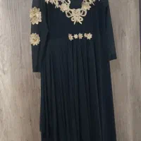 پیراهن مشکی ریون وحریر|لباس|ایلام, |دیوار