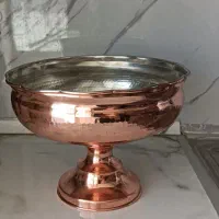 آجیل خوری مسی پایه دار