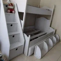 تخت خواب دوطبقه نوجوان|تخت و سرویس خواب|پرند, فاز ۶|دیوار