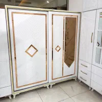 ست کمد لباس دو درب ساده و ۸کشو بزرگ