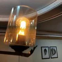 لوستر۱۰شاخه فلزی|لوستر و چراغ آویز|بوشهر, |دیوار