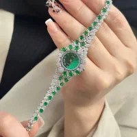 /ساعت نقره/سرویس نقره فضا محور متصل زیبا۷۳۰ـ۱۲