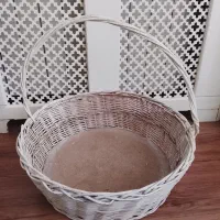 سبد حصیری و باکس گل
