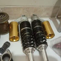 لوازم موتور سیکلت .کمک جلو عقب.اگزپز.زین.|قطعات یدکی و لوازم جانبی|شیراز, وصال|دیوار