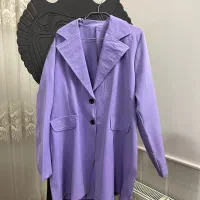 کت تک سایز۵۲الی۵۴ رنگ بنفش قیمت۴۰۰