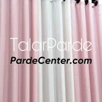 پرده آماده پانچ حریر بافتدار