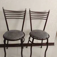دو عددصندلی فلزی