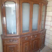 کمد ویترینی دو تیکه