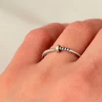 انگشتر نقره میخ کارتیر