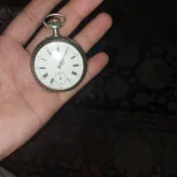 ساعت کوکی نقره سوئیسی(عتیقه)