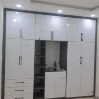 ساخت و نصب انواع کمددیواری MDF(پاک چوب)|جاکفشی، کمد، دراور|باغ ملک, |دیوار