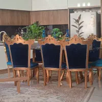 میزنهارخوری8نفره سالم.علت فروش خانه تکانی