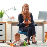 درآمد انلاین برای بانوان با گوشی در منزل