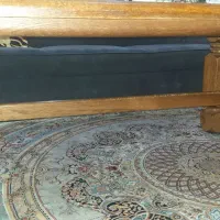 میز جلوی مبل آلمانی مستطیل سنگ و چوب ۶۰ ساله|مبلمان خانگی و میز عسلی|رودهن, |دیوار