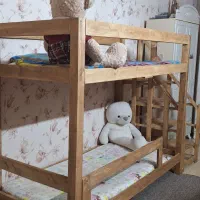 تخت دوطبقه نوجوان|تخت و سرویس خواب|اصفهان, کساره|دیوار