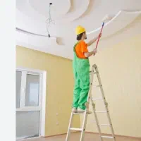 نقاشی ساختمان تعمیرات سفید