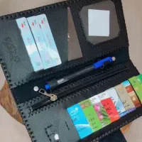 کیف دست چک و مدارک و پول ( سه کیف در یک کیف )