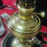 لمپا ابیسوز وقرمز سوز گرد قدیمی بسیار تمیز|لامپ و چراغ|گرگان, |دیوار