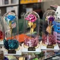 گل شیشه ای حبابی تخفیف ویژه روز مادر