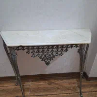 کنسول جنس برنج و سنگ مرمر اصل|بوفه، ویترین، کنسول|رشت, پیرسرا|دیوار