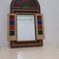 آینه سنتی چوبی